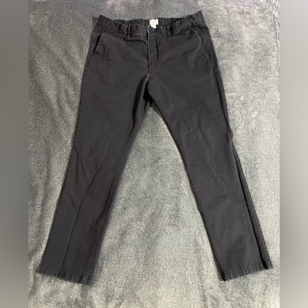 H&M Men’s Skinny Fit Khaki Pants 38x32 - Blue
